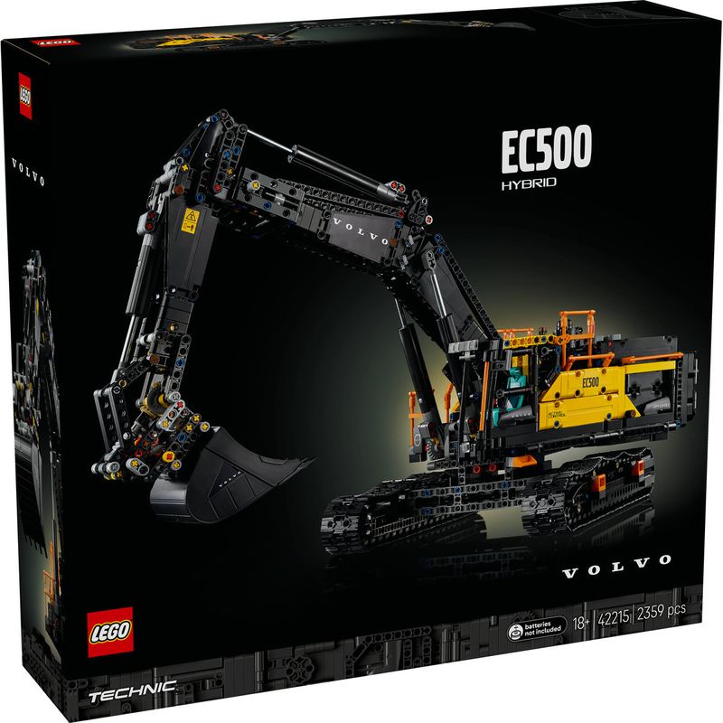 Jucarii, Copii si Bebe - Jucarii si jocuri - Seturi de constructie si cuburi - Seturi de constructie - LEGO Technic Excavator Volvo EC500 Hybrid 42215 - Infinity.ro