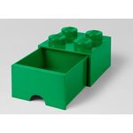 Casa si Gradina - Mobilier - Organizare si depozitare - Cutii depozitare - Cutie depozitare LEGO 2x2 cu sertar, verde - Infinity.ro