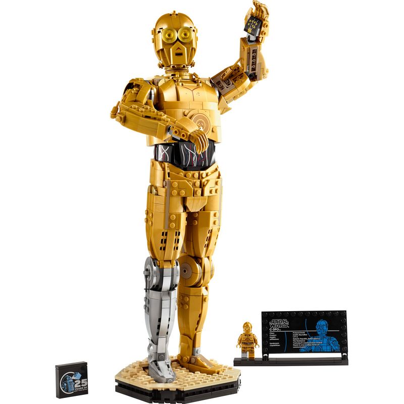 Jucarii, Copii si Bebe - Jucarii si jocuri - Seturi de constructie si cuburi - Seturi de constructie - LEGO Star Wars – C-3PO figurina construibila 75398 - Infinity.ro