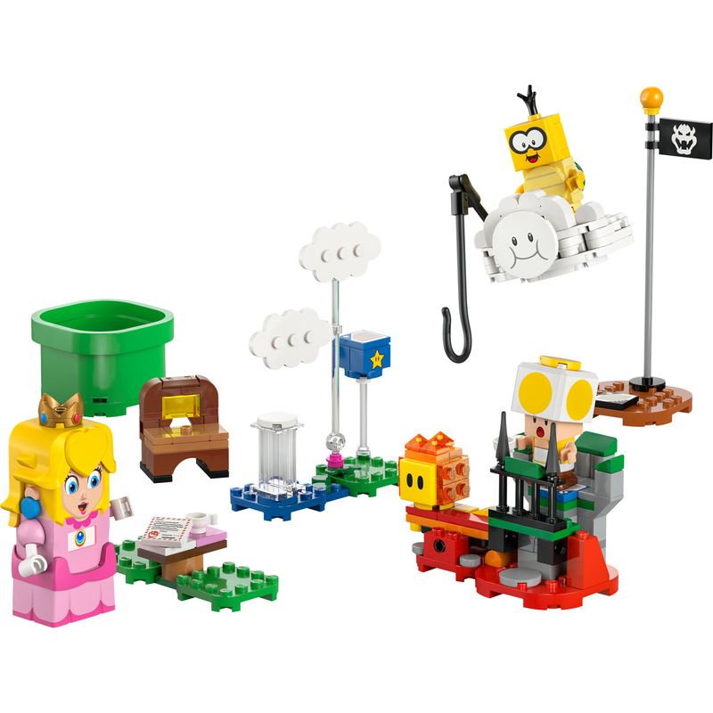 Jucarii, Copii si Bebe - Jucarii si jocuri - Seturi de constructie si cuburi - Seturi de constructie - LEGO Super Mario – Aventuri cu LEGO Peach interactiva 71441 - Infinity.ro