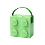 Casa si Gradina - Bucatarie si vesela - Organizare si depozitare bucatarie - Cutii alimentare - Cutie LEGO pentru sandwich 2x2 verde - Infinity.ro