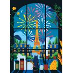 Jucarii, Copii si Bebe - Jucarii si jocuri - Jocuri si puzzle - Puzzle - Puzzle 500 piese Hachette Sous le Ciel de Paris - Infinity.ro