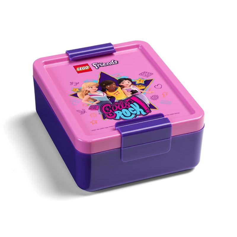 Casa si Gradina - Bucatarie si vesela - Organizare si depozitare bucatarie - Cutii alimentare - Set pentru pranz  LEGO Friends - Girls Rock - Infinity.ro