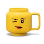 Casa si Gradina - Bucatarie si vesela - Cani si pahare - Cana mare LEGO din ceramica – Fata care face cu ochiul - Infinity.ro