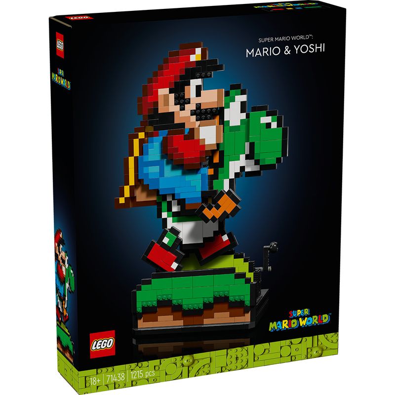 Jucarii, Copii si Bebe - Jucarii si jocuri - Figurine - LEGO Super Mario World – Mario si Yoshi 71437 - Infinity.ro