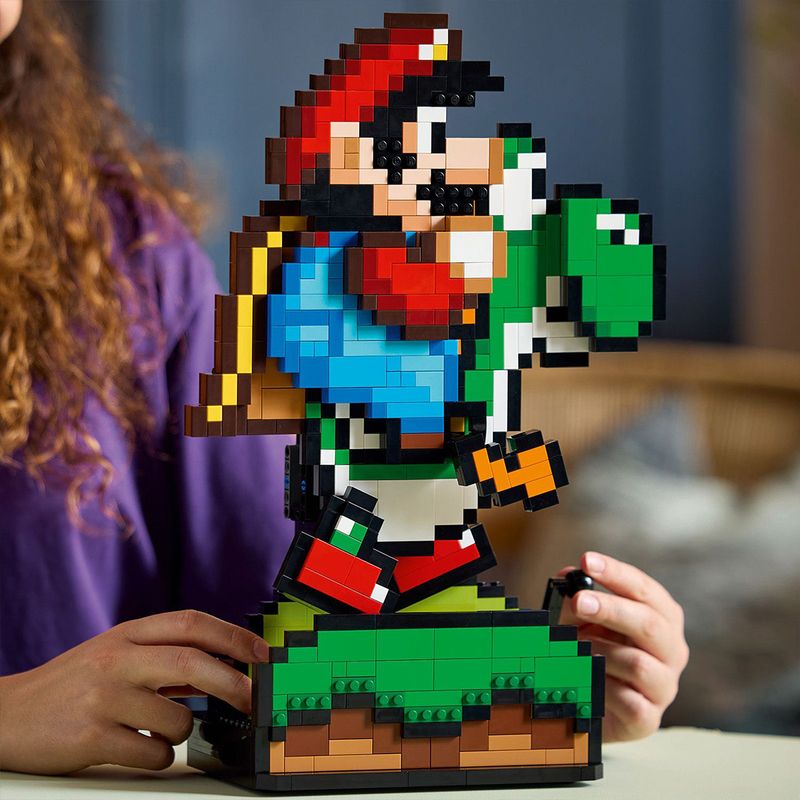 Jucarii, Copii si Bebe - Jucarii si jocuri - Figurine - LEGO Super Mario World – Mario si Yoshi 71437 - Infinity.ro