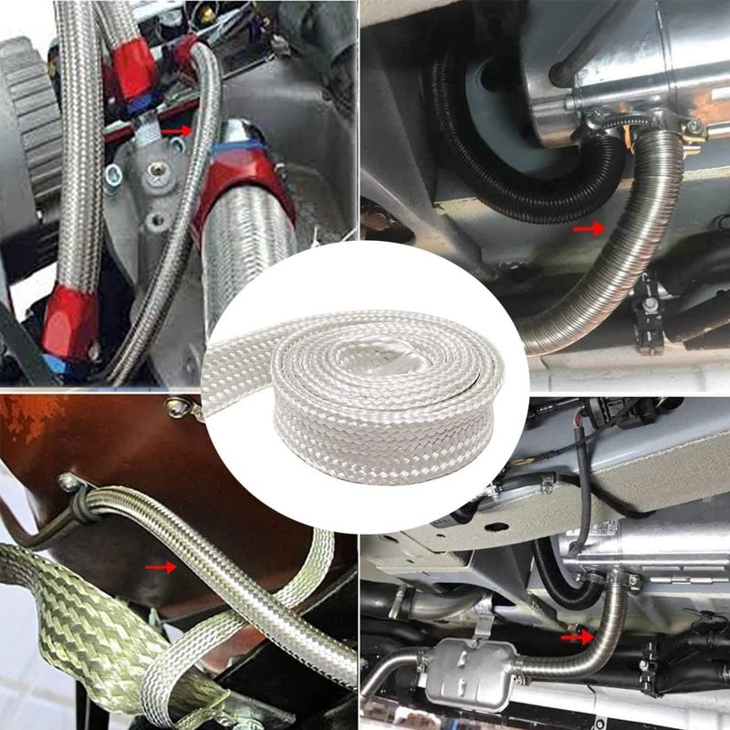 Auto si Moto - Piese auto si accesorii - Piese auto - Racorduri si furtune - Izolatie termica tub evacuare 25mm- Fibra de sticla - Infinity.ro