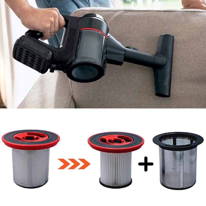 Electronice si Electrocasnice - Ingrijirea locuintei - Aspiratoare - Filtru HEPA cu protectie inox compatibil cu aspirator Bosch Unlimited Series 7 – filtrare eficienta - Infinity.ro