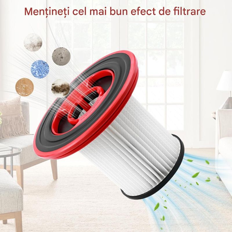 Electronice si Electrocasnice - Ingrijirea locuintei - Aspiratoare - Filtru HEPA cu protectie inox compatibil cu aspirator Bosch Unlimited Series 7 – filtrare eficienta - Infinity.ro