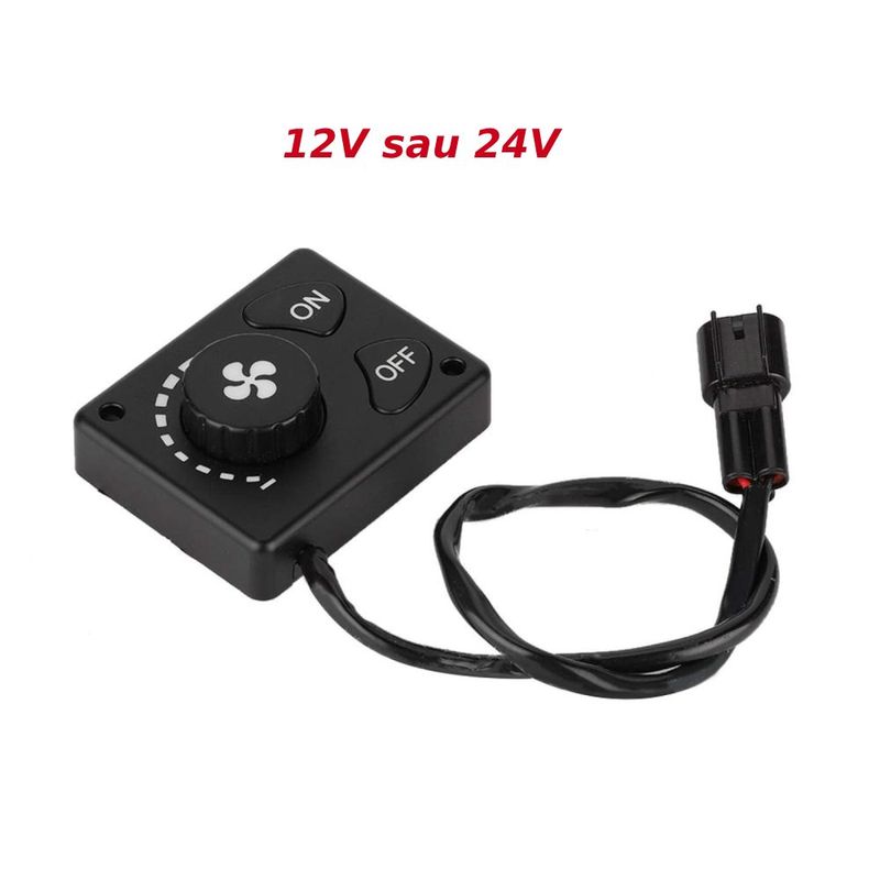 Auto si Moto - Piese auto si accesorii - Piese auto - Sisteme de climatizare - Comutator de la Paa-Auto® pentru reglare temperatura incalzitoare auto - Infinity.ro