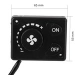 Auto si Moto - Piese auto si accesorii - Piese auto - Sisteme de climatizare - Comutator de la Paa-Auto® pentru reglare temperatura incalzitoare auto - Infinity.ro