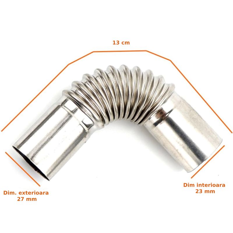 Auto si Moto - Piese auto si accesorii - Piese auto - Sisteme de esapament - Cot metalic de la Paa-Auto® pentru tub evacuare cu diametru de 22 mm - Infinity.ro