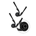 Electronice si Electrocasnice - Ingrijirea locuintei - Accesorii aparate pentru ingrijirea locuintei - Set 2 perii laterale PAA-home compatibil cu Xiaomi Vacuum Mop 5C S40 S40 Pro pentru curatare eficienta - Infinity.ro