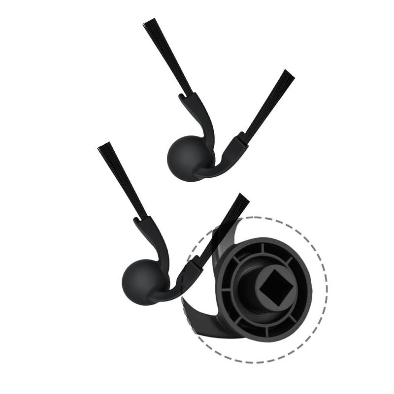 Electronice si Electrocasnice - Ingrijirea locuintei - Accesorii aparate pentru ingrijirea locuintei - Set 2 perii laterale PAA-home compatibil cu Xiaomi Vacuum Mop 5C S40 S40 Pro pentru curatare eficienta - Infinity.ro