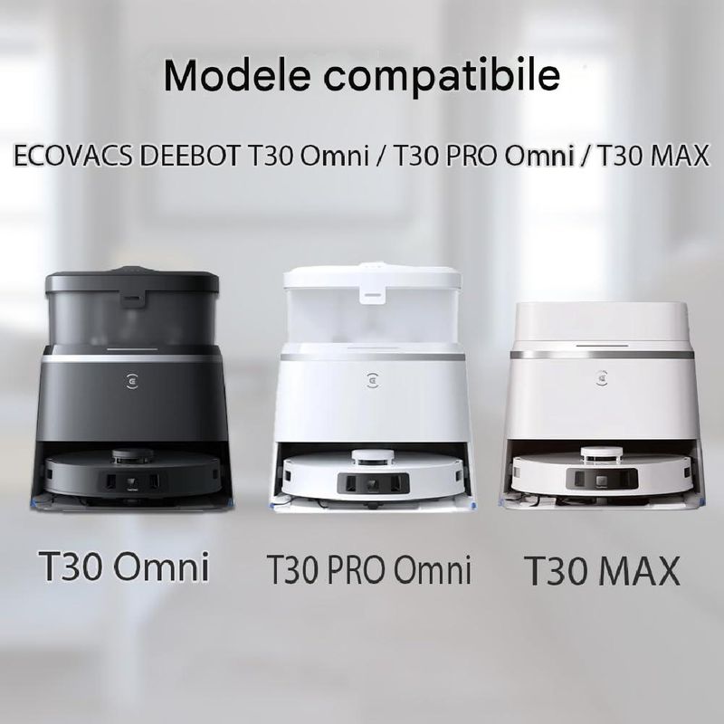Electronice si Electrocasnice - Ingrijirea locuintei - Accesorii aparate pentru ingrijirea locuintei - Colector praf PAA-home compatibil cu Ecovacs Deebot T30 Pro Omni T30 Pro T30 MAX pentru inlocuire rapida - Infinity.ro
