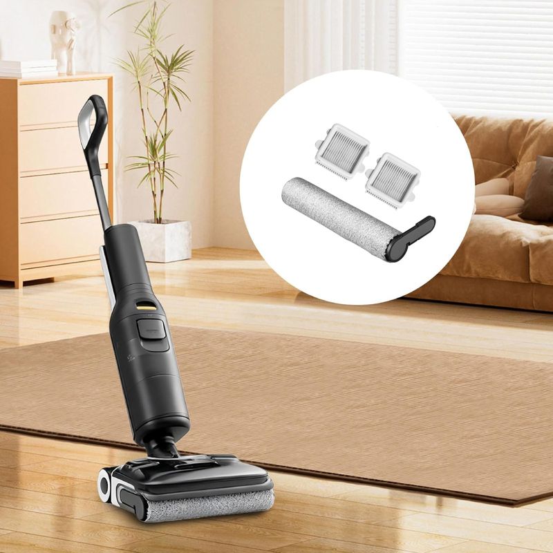 Electronice si Electrocasnice - Ingrijirea locuintei - Accesorii aparate pentru ingrijirea locuintei - Set filtre si perie PAA-home compatibil cu Roborock F25 F25 LT RT ACE ALT pentru curatare eficienta - Infinity.ro