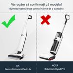 Electronice si Electrocasnice - Ingrijirea locuintei - Accesorii aparate pentru ingrijirea locuintei - Set filtre si perie PAA-home compatibil cu Roborock Dyad Flexi Lite pentru intretinere eficienta - Infinity.ro