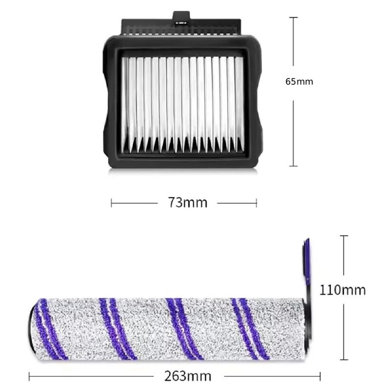 Electronice si Electrocasnice - Ingrijirea locuintei - Accesorii aparate pentru ingrijirea locuintei - Set filtre si perie PAA-home compatibil cu Narwal S20 Pro pentru curatare eficienta - Infinity.ro