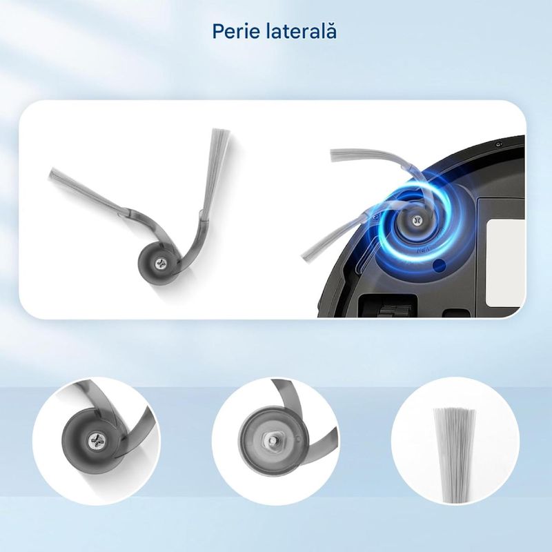 Electronice si Electrocasnice - Ingrijirea locuintei - Accesorii aparate pentru ingrijirea locuintei - Set accesorii PAA-home compatibile cu Roborock Q7 M5 / Q7 M5+, perie, filtre HEPA - Infinity.ro