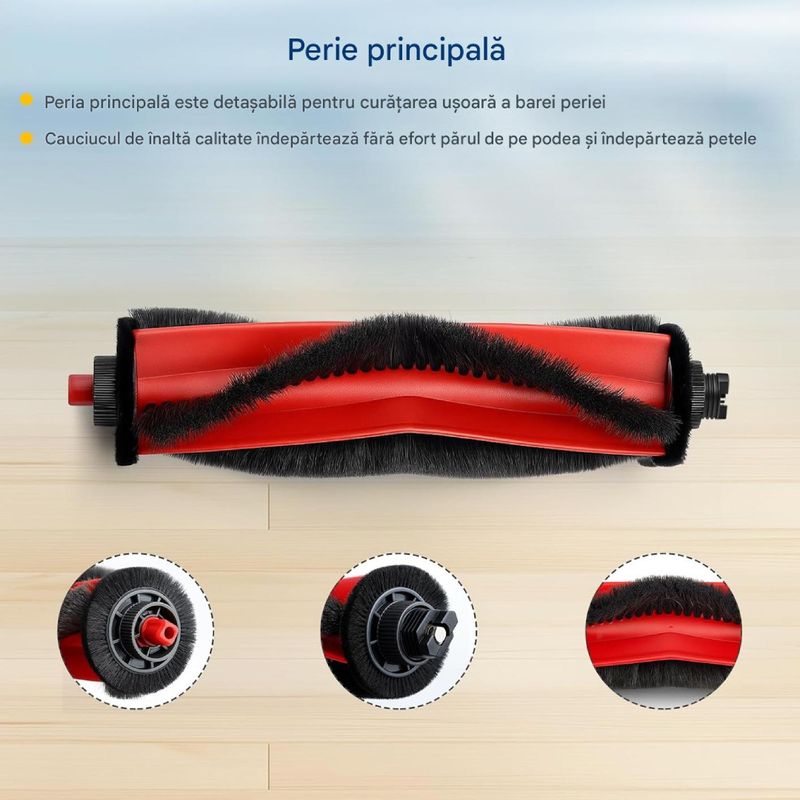 Electronice si Electrocasnice - Ingrijirea locuintei - Accesorii aparate pentru ingrijirea locuintei - Set accesorii PAA-home compatibile cu Roborock Q7 TF B / Q7 TF+B, perie, filtre HEPA - Infinity.ro