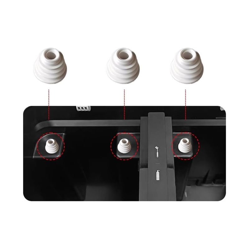 Electronice si Electrocasnice - Ingrijirea locuintei - Accesorii aparate pentru ingrijirea locuintei - Set 3 garnituri PAA-home compatibil cu statia  Ecovacs Deebot T10 X1 N9+ T20 pentru etansare rezervor apa - Infinity.ro