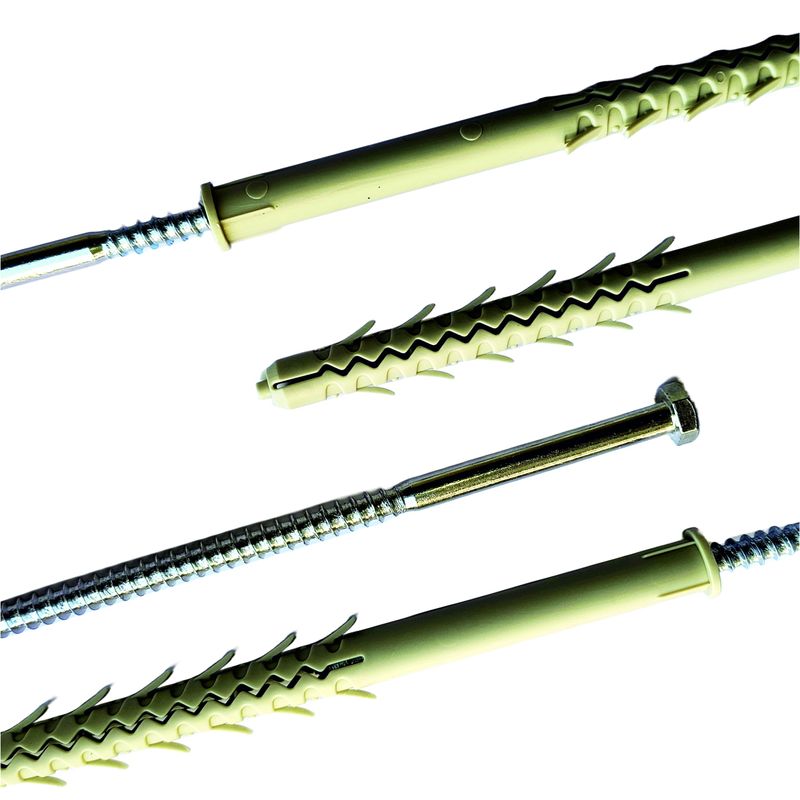 Electronice si Electrocasnice - Climatizare si sisteme de incalzire - Accesorii si consumabile climatizare - Cutie dibluri cu surub cap hexagonal 12x100mm, 50 bucati - Infinity.ro