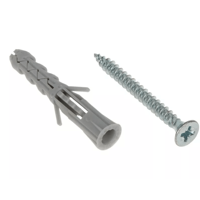 Casa si Gradina - Constructii - Feronerie si accesorii - Suruburi, dibluri si accesorii uz general - Diblu Tridirectionat + Holz Cap Inecat KRX 8/5 x 50 - Infinity.ro