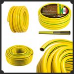 Casa si Gradina - Gradinarit si plante - Instalatii si accesorii pentru irigatii - Furtunuri de gradina si accesorii - Furtun de Gradina,  ½,  25 metri, galben, flexibil, rezistent la frig si radiatii UV - Infinity.ro