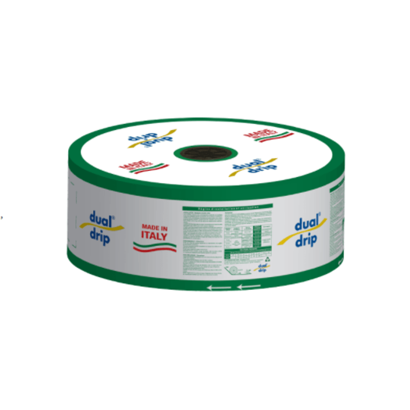 Casa si Gradina - Gradinarit si plante - Instalatii si accesorii pentru irigatii - Furtunuri de gradina si accesorii - Banda picurare Dual Drip 6mil/25cm - 2500m 30 cm 2.2 litri pe ora - Infinity.ro