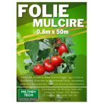 Casa si Gradina - Gradinarit si plante - Sere si solarii - Folie mulcire legume, 0.8m * 50m / 15 mic / negru - Punga - Infinity.ro