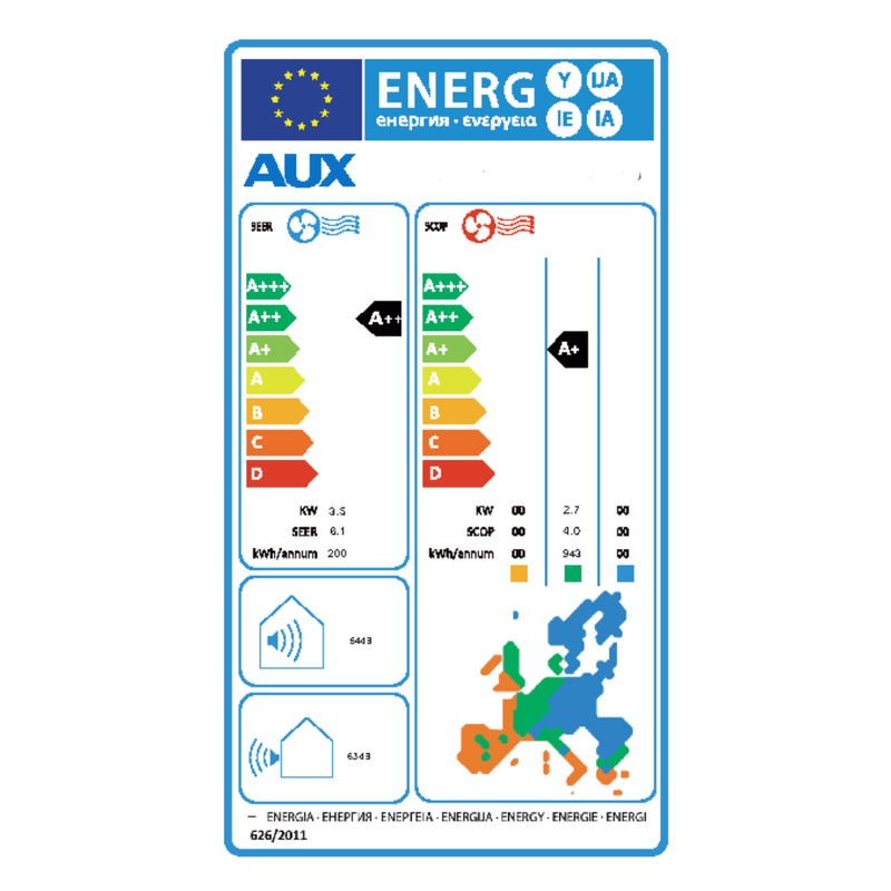 Electronice si Electrocasnice - Climatizare si sisteme de incalzire - Aparate racire aer - Aer conditionat - Aparat aer conditionat AUX Q Series, 9000 BTU/h, ASW-H09B5B4/QCR3DI-C0 - Infinity.ro