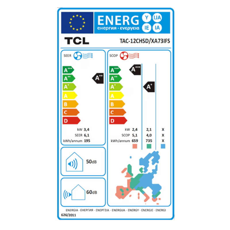 Electronice si Electrocasnice - Climatizare si sisteme de incalzire - Aparate racire aer - Aer conditionat - Aparat de aer conditionat TCL Elite XA73 TAC-12CHSD/XA73IFS, WiFi, 12000 BTU - Infinity.ro