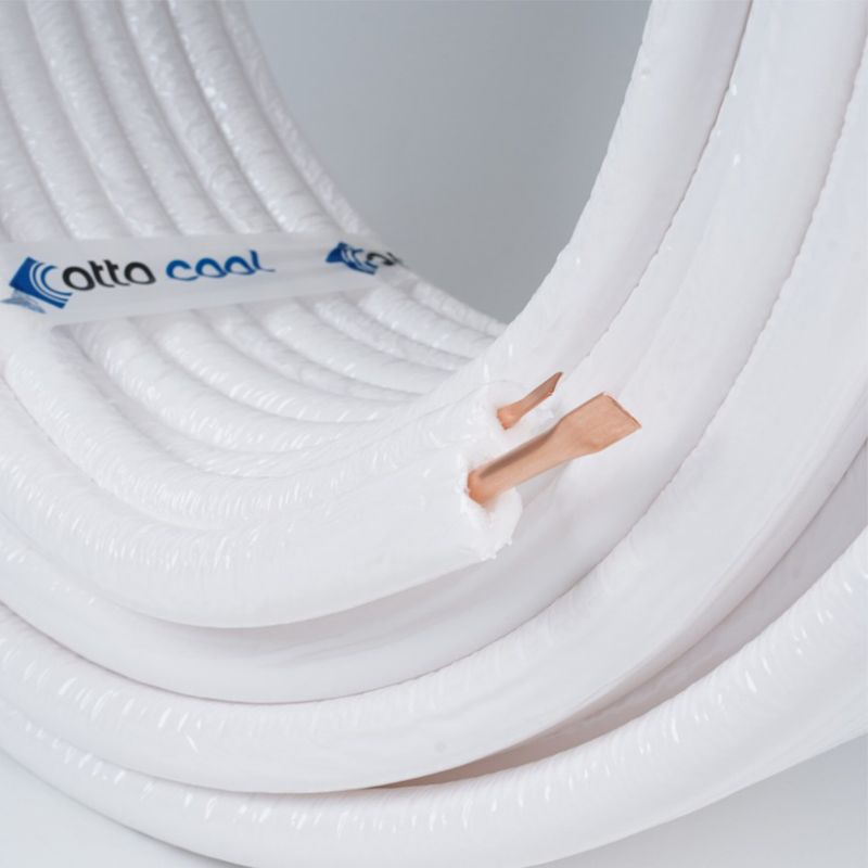 Electronice si Electrocasnice - Climatizare si sisteme de incalzire - Accesorii si consumabile climatizare - Teava cupru izolata TWIN 1/4 (6.35) + 3/8 (9.52) - Infinity.ro