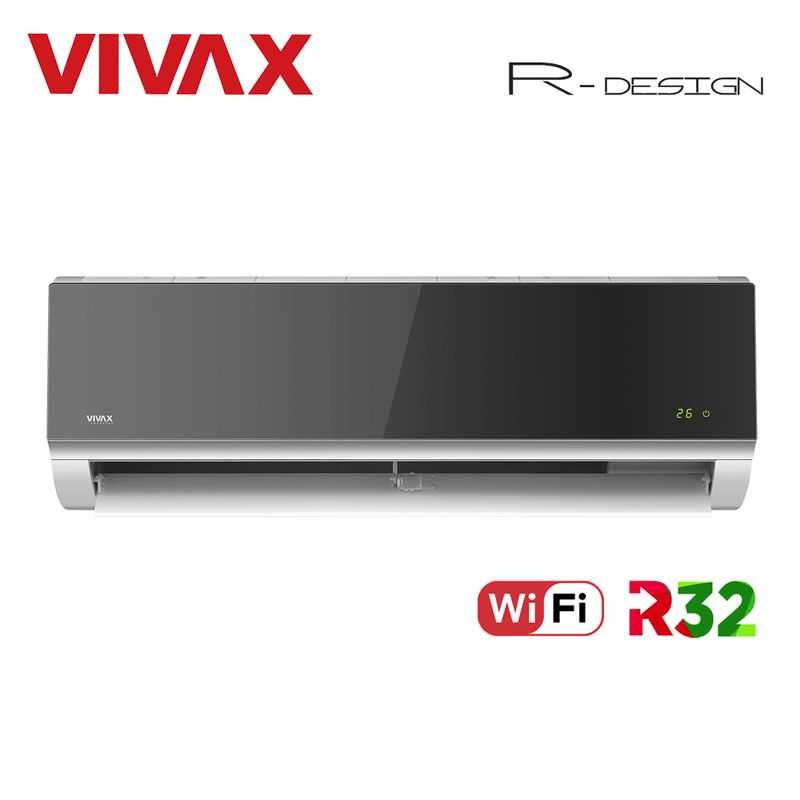 Electronice si Electrocasnice - Climatizare si sisteme de incalzire - Aparate racire aer - Aer conditionat - Aer Conditionat VIVAX R-Design ACP-18CH50AERI SILVER MIRROR Wi-Fi R32 Inverter 18000 BTU/h - Infinity.ro