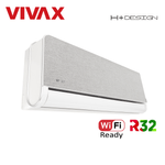 Electronice si Electrocasnice - Climatizare si sisteme de incalzire - Aparate racire aer - Aer conditionat - Aer Conditionat VIVAX H+Design ACP-12CH35AEHI+ Silver Wi-Fi Ready R32 Inverter 12000 BTU/h - Infinity.ro