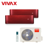 Electronice si Electrocasnice - Climatizare si sisteme de incalzire - Aparate racire aer - Aer conditionat - Aer Conditionat MULTISPLIT VIVAX ACP-18COFM50AERI / 2x ACP-12CH35AERI RED Dublu Split Inverter - Infinity.ro