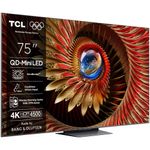 TV, Audio-Video si Foto - Televizoare - Televizor Mini LED TCL 75Q8C, 189 cm, Google TV, Ultra HD 4K, 100 Hz, Clasa D, Negru - Infinity.ro