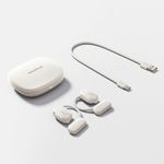 TV, Audio-Video si Foto - Portabile audio - Casti audio - Casti True Wireless Baseus Bowie MF1 Open-Ear, Autonomie 60 de ore, IPX4, Bluetooth 5.4, Alb - Infinity.ro