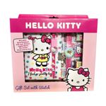 Jucarii, Copii si Bebe - Jucarii si jocuri - Jucarii de rol - Seturi de curatenie copii si accesorii - Set Cadou Cu Ceas Hello Kitty, 6 piese - Infinity.ro