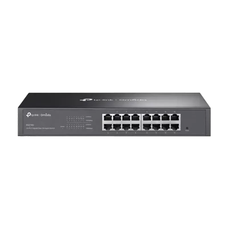 PC, gaming si accesorii - Retelistica - Switch-uri - Switch-uri cu management - Switch 16 x RJ45 Gigabit, Easy Managed - TP-Link Omada ES216G - Infinity.ro