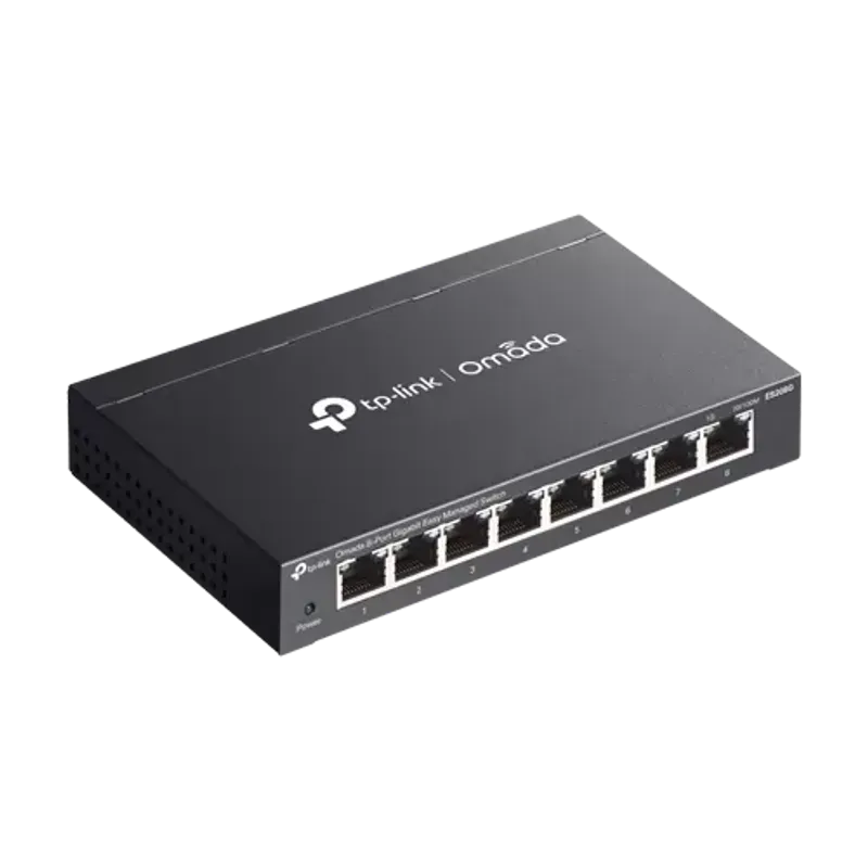 PC, gaming si accesorii - Retelistica - Switch-uri - Switch-uri cu management - Switch 8 x RJ45 Gigabit, Easy Managed - TP-Link Omada ES208G - Infinity.ro