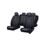 Auto si Moto - Intretinere auto - Huse auto - Set Huse Scaun Sport Negru Albastru, Universale, Umbrella - Infinity.ro