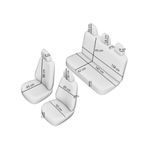 Auto si Moto - Intretinere auto - Huse auto - Set Huse Scaun Sport Negru Albastru, Universale, Umbrella - Infinity.ro