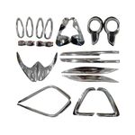 Auto si Moto - Piese auto si accesorii - Caroserie - Ornamente exterior auto - Set 22 ornamente cromate pentru Toyota Hilux Revo 2015, 2016, 2017, 2018, 2019 - Infinity.ro