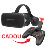 PC, gaming si accesorii - Gaming - Accesorii gaming - Ochelari VR Gaming - Ochelari VR 3D cu Casti si Gamepad, Sunet 9D, Android iOS, Telefoane 4.7–6.6”, Negru - Infinity.ro