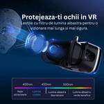 PC, gaming si accesorii - Gaming - Accesorii gaming - Ochelari VR Gaming - Ochelari VR 3D cu Casti si Gamepad, Sunet 9D, Android iOS, Telefoane 4.7–6.6”, Negru - Infinity.ro