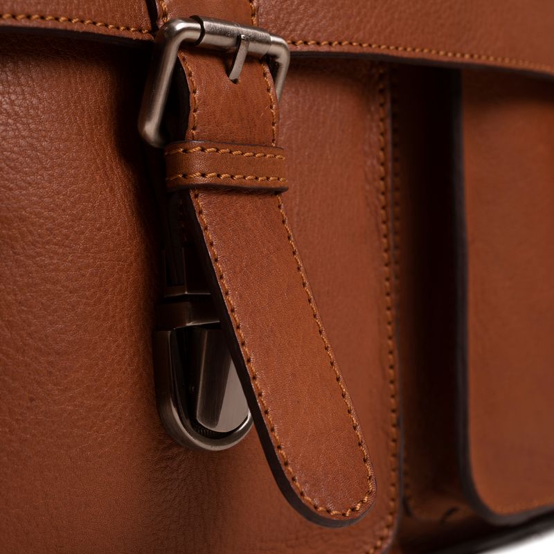 Laptop, Telefoane si Tablete - Laptopuri si accesorii - Accesorii Laptop - Genti laptop - Geanta laptop The Chesterfield Brand, piele naturala, Idaho cu 5 compartimente - Infinity.ro