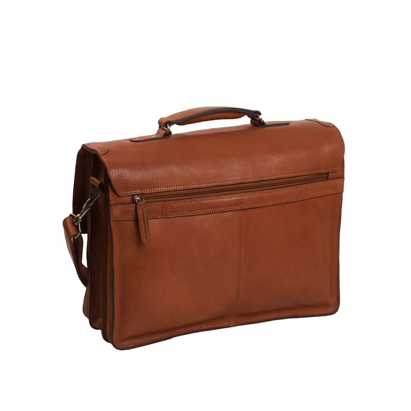 Laptop, Telefoane si Tablete - Laptopuri si accesorii - Accesorii Laptop - Genti laptop - Geanta laptop The Chesterfield Brand, piele naturala, Idaho cu 5 compartimente - Infinity.ro