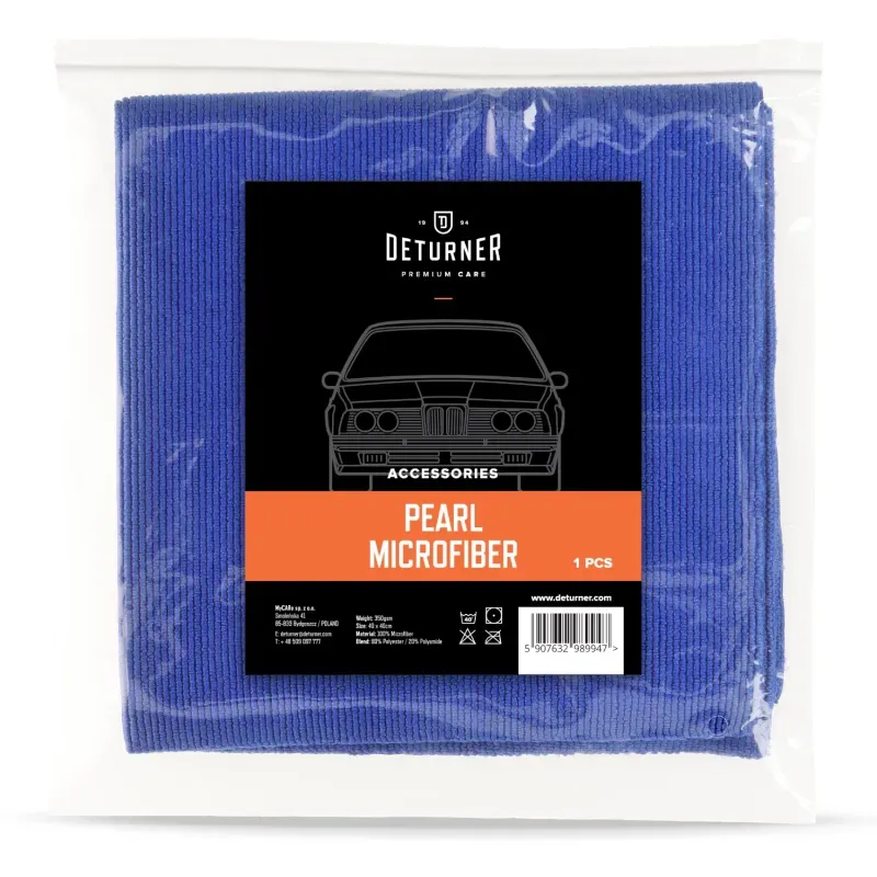 Auto si Moto - Intretinere auto - Produse curatare auto - Deturner Pearl Microfiber - Microfibra Profesionala Fara Margini Detailing - 350 GSM - Infinity.ro