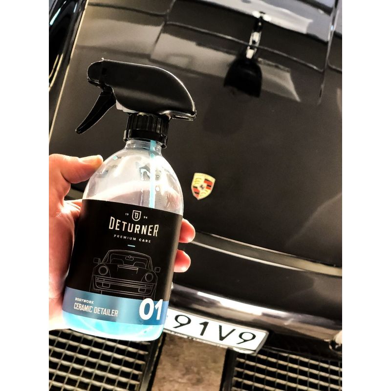 Auto si Moto - Intretinere auto - Produse curatare auto - Deturner Ceramic Detailer – Spray Ceramic cu Luciu Intens si Hidrofobie Puternica 250ml - Infinity.ro